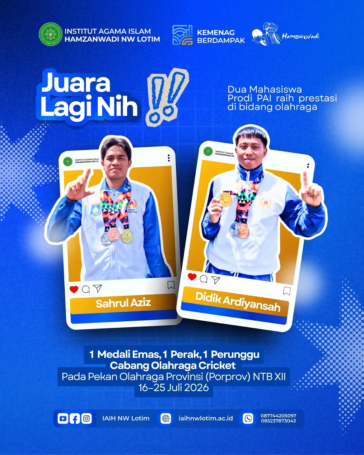Selamat bro...